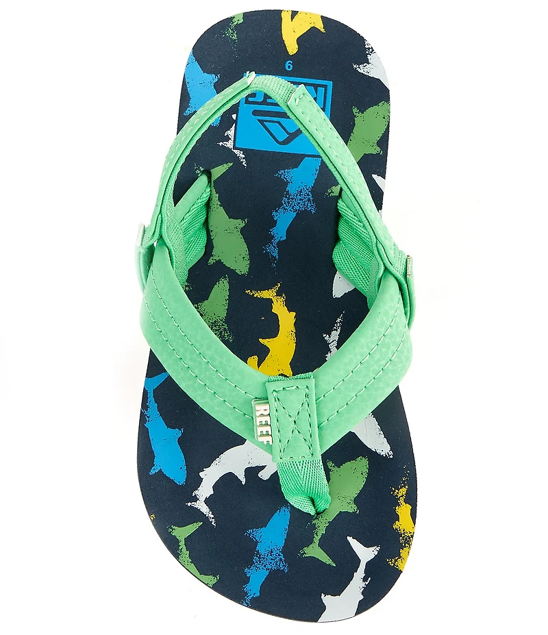 Reef Boys' Shark Little Ahi Flip Flops (Infant)