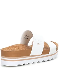 Reef Women's Cushion Bounce Vista Hi Two-Banded Platform Slides