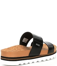Reef Women's Cushion Bounce Vista Hi Two-Banded Platform Slides