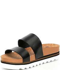 Reef Women's Cushion Bounce Vista Hi Two-Banded Platform Slides