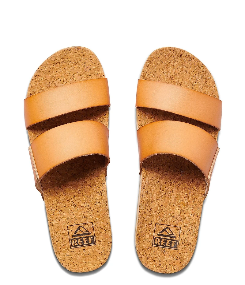 Reef Women's Cushion Bounce Vista Hi Two-Banded Platform Slides