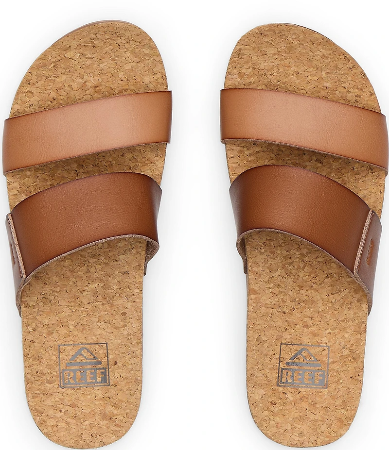 Reef Women's Cushion Bounce Vista Hi Two-Banded Platform Slides