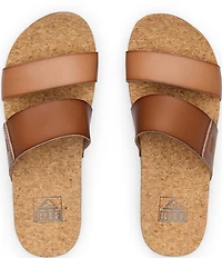 Reef Women's Cushion Bounce Vista Hi Two-Banded Platform Slides