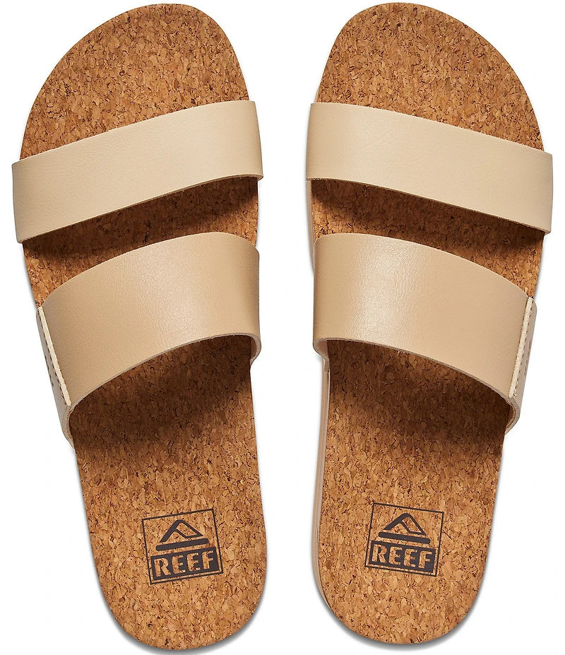 Reef Women's Cushion Bounce Vista Hi Two-Banded Platform Slides