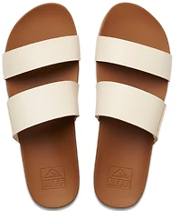 Reef Women's Cushion Bounce Vista Double Strap Slide Sandals