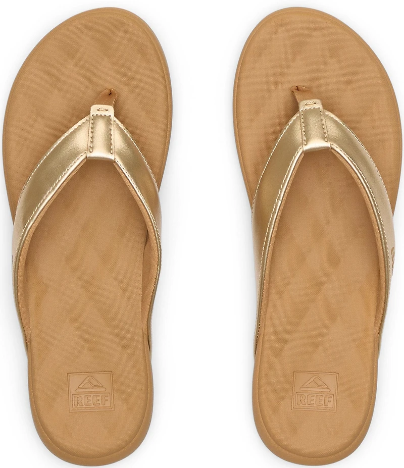 Reef Cushion Melody Metallic Thong Flip Flops