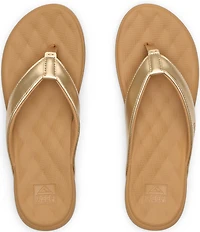 Reef Cushion Melody Metallic Thong Flip Flops