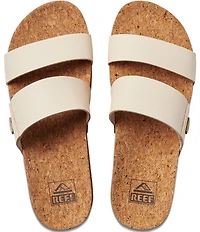 Reef Women's Cushion Vista Higher Platform Slide Sandals