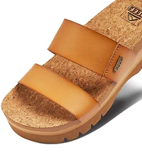 Reef Women's Cushion Vista Higher Platform Slide Sandals