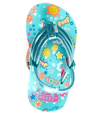Reef Girls' Ahi Love Rainbow Flip-Flops (Infant)