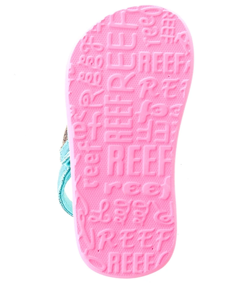 Reef Girls' Ahi Love Rainbow Flip-Flops (Infant)