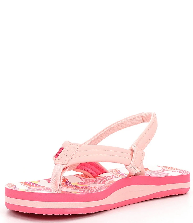 Reef Girls' Ahi Rainbows and Clouds Flip-Flops (Infant)