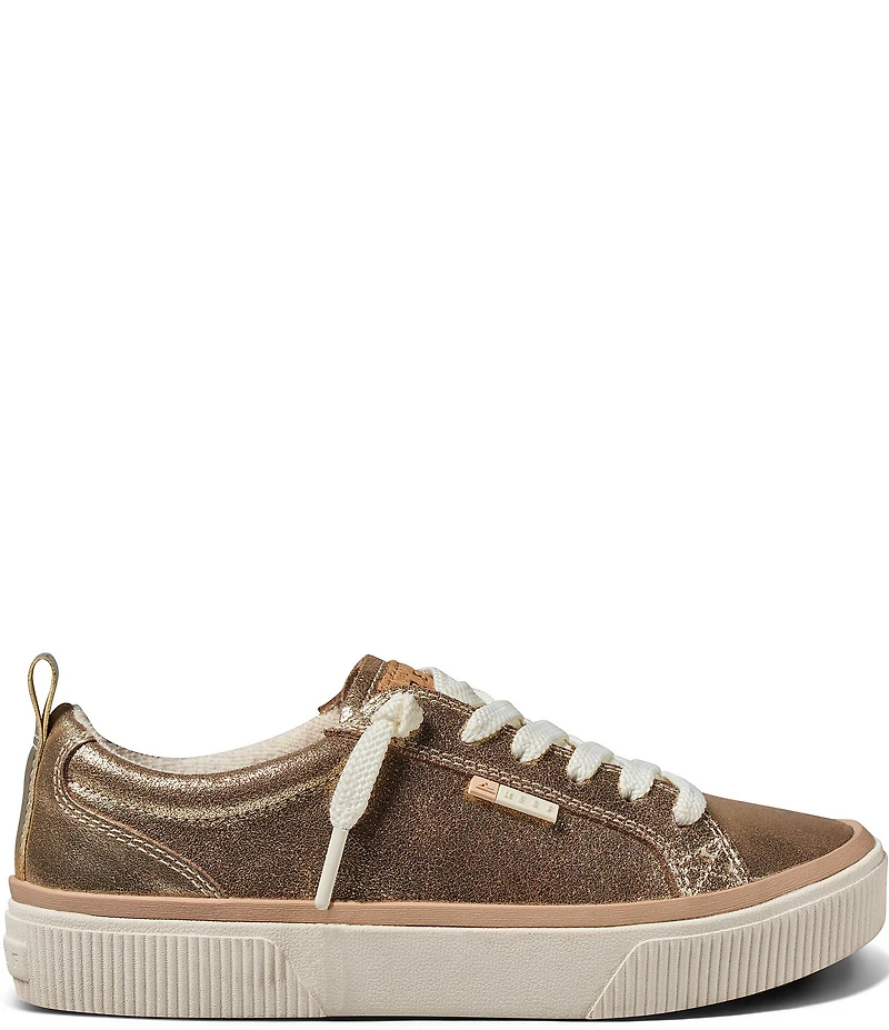 Reef Women's Lay Day Dawn Metallic Suede Sneakers