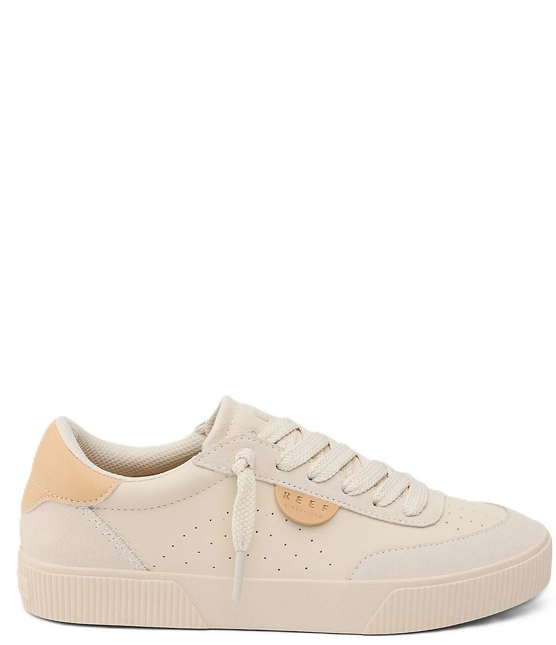 Reef Women's Lay Day Seas Leather Sneakers