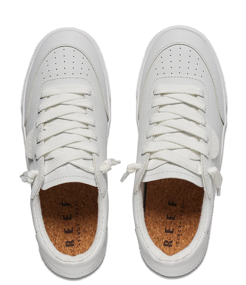 Reef Women's Lay Day Seas Leather Sneakers
