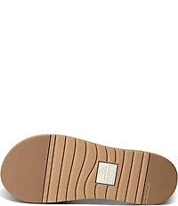 REEF Men's Cushion Bonzer Leather Flip Flops