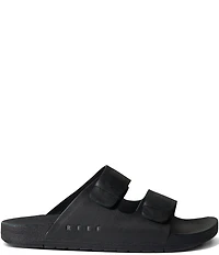 Reef Men's Ojai Two Bar Leather Slide Sandals