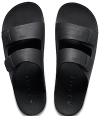 Reef Men's Ojai Two Bar Leather Slide Sandals