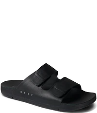 Reef Men's Ojai Two Bar Leather Slide Sandals