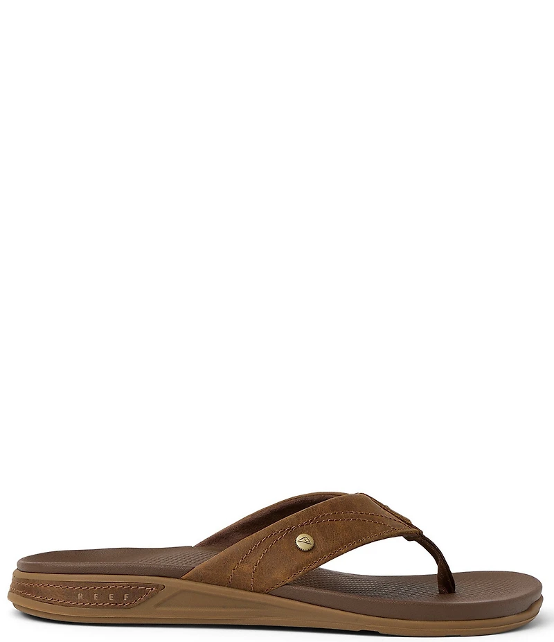 Reef Men's Phantom Lux Leather Flip Flops