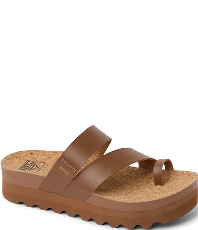 Reef Vista Hi Layla Toe Ring Platform Sandals