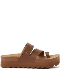 Reef Vista Hi Layla Toe Ring Platform Sandals