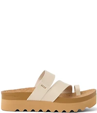 Reef Vista Hi Layla Toe Ring Platform Sandals