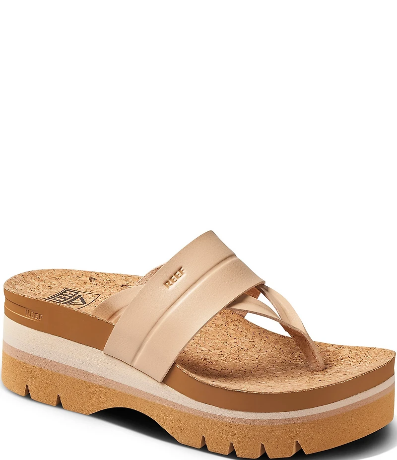 Reef Women's Vista Higher Lennox Platform Thong Sandals