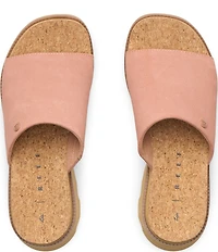 Reef Vista Luxe Evie Suede Platform Slide Sandals