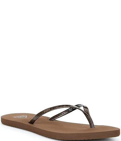 Reef Women's Bliss Nights Striped Flip Flop Sandals