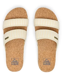 Reef Women's Cushion Vista Higher Platform Slide Sandals