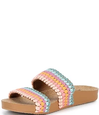 Reef Women's Cushion Vista Rainbow Slide Sandals