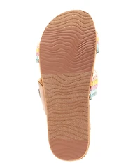 Reef Women's Cushion Vista Rainbow Slide Sandals