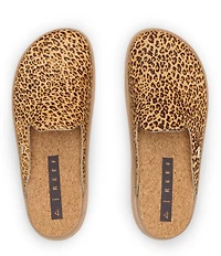 Reef Women's Vista Skye Leopard Print Suede Platform Clogs