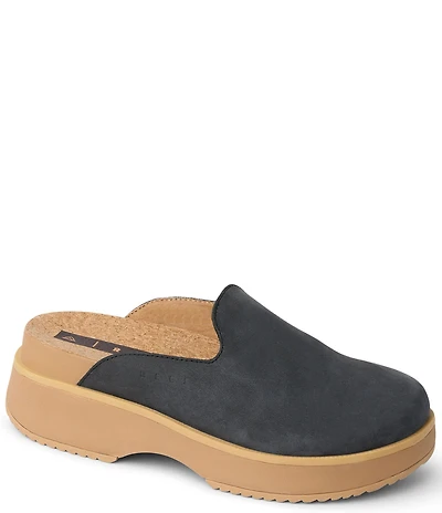 Reef Women's Vista Skye Suede Platform Clogs