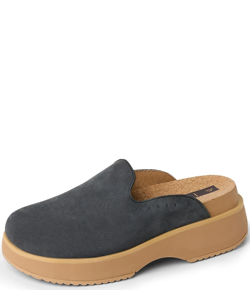 Reef Women's Vista Skye Suede Platform Clogs