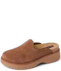 Reef Women's Vista Skye Suede Platform Clogs