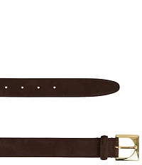 Reiss Belinda Suede Square-Buckle Belt