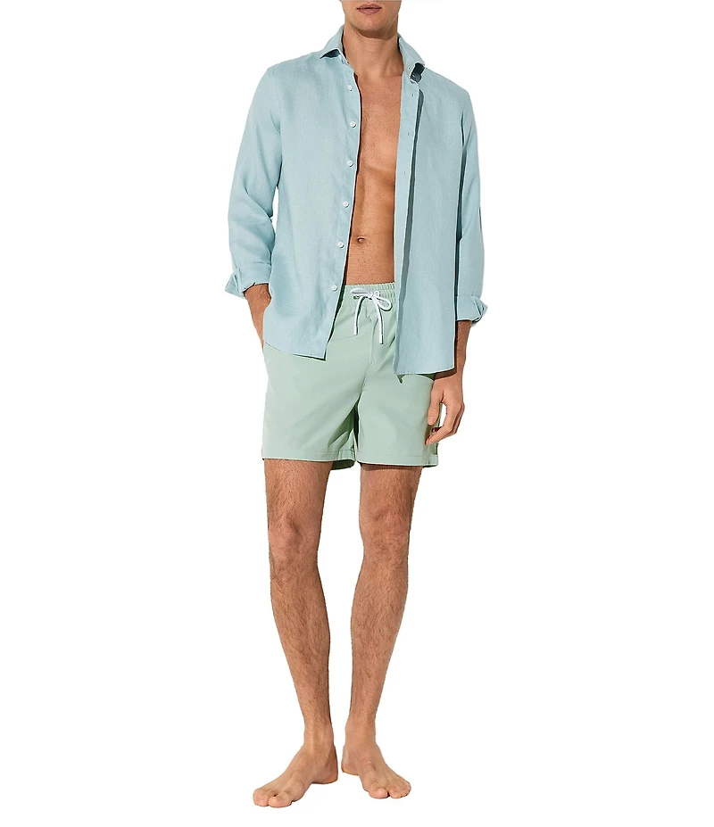 Reiss Cliff Drawstring 6#double; Inseam Swim Trunks