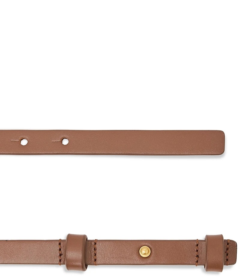 Reiss Cora Leather-Buckle Hardware Belt
