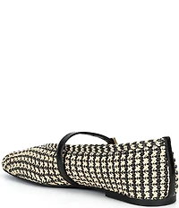 Reiss Davina Raffia Mary Jane Ballet Flats