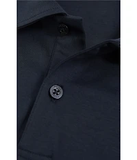 Reiss Earl Airwater Finish Cotton Short Sleeve Polo Shirt
