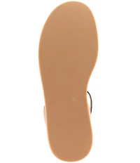 Reiss Emma Leather Crossover Ankle Strap Flat Sandals