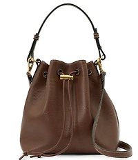 Reiss Esther Grained-Leather Bucket Bag