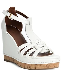 Reiss Frances Braided Strappy Wedge Sandals
