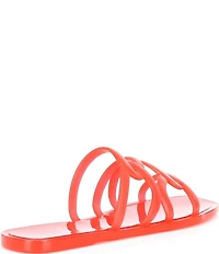 Reiss Juliette Interlocking Jelly Banded Slip On Sandals