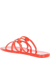 Reiss Juliette Interlocking Jelly Banded Slip On Sandals