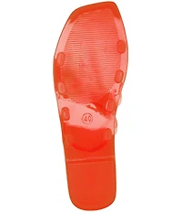 Reiss Juliette Interlocking Jelly Slide Sandals