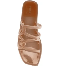 Reiss Juliette Interlocking Jelly Slide Sandals