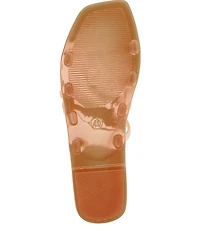 Reiss Juliette Interlocking Jelly Slide Sandals